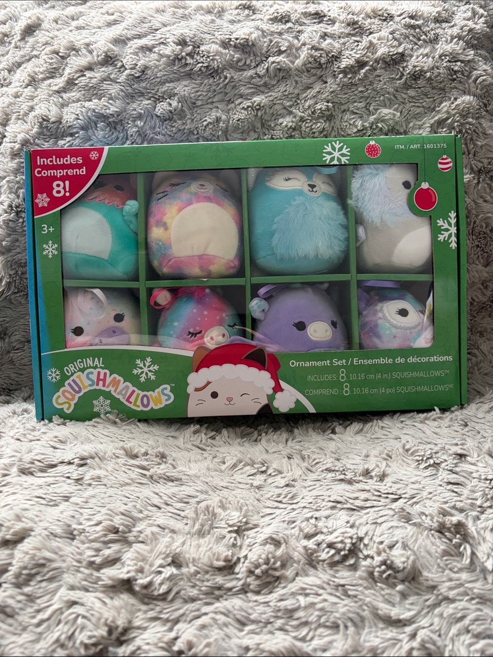 Squishmallows 2023 Holiday Ornament Set